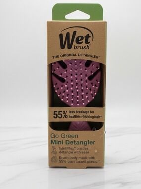 Wet Brush Go Green Mini Detangler Purple